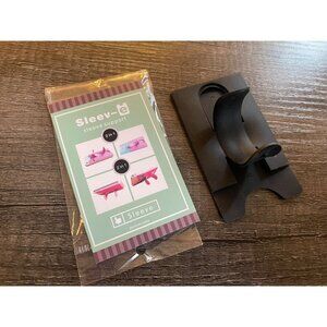 Silicon card holder sleeve stand universal black 3M adhesive